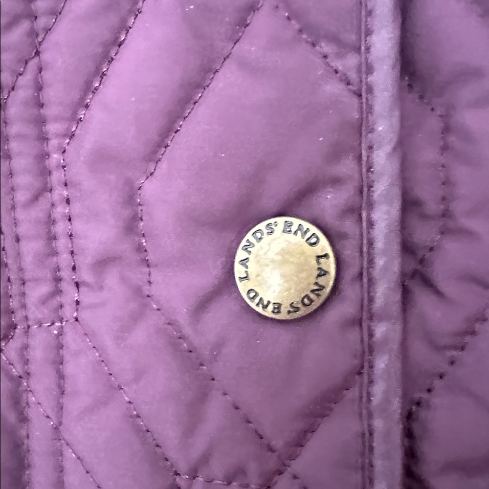 Lands End - Women's Quilted Jacket - Pockets - Picture 3 of 6